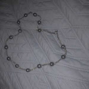 Tahitian black/gray Pearl necklace.